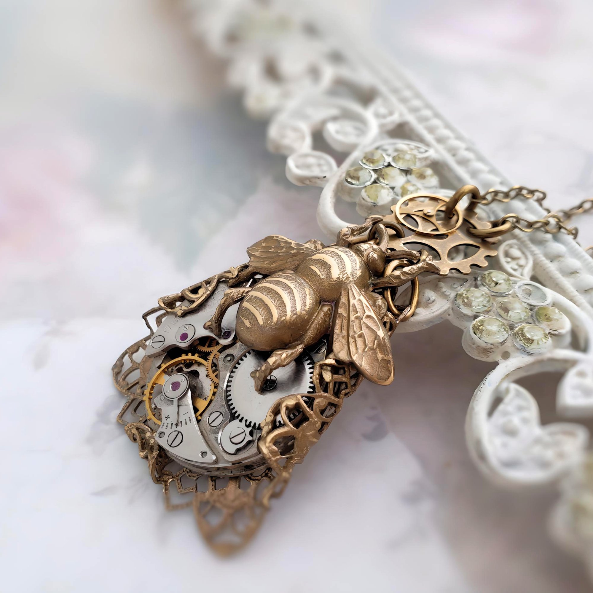 2024 Vintage chain Steampunk necklace